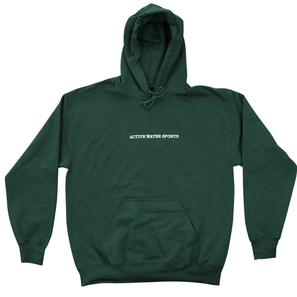 AWS Embroidered Hoodie – Green