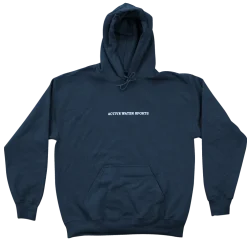 AWS Embroidered Hoodie – Navy
