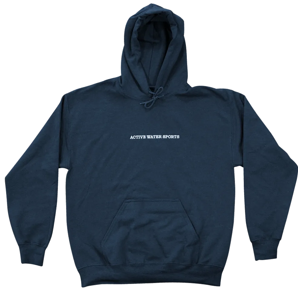 AWS Embroidered Hoodie – Navy