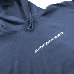 AWS Embroidered Hoodie – Navy