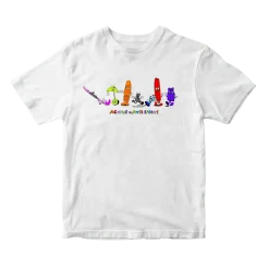 AWS Kid's "Buddies" Tee - White