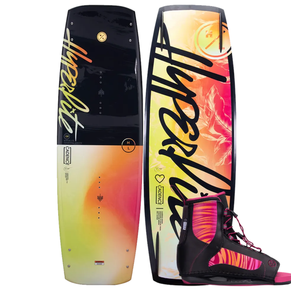 Hyperlite 2023 Cadence Wakeboard | Jinx Bindings