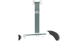 Liquid Force Horizon Alloy Surf 120 Foil Set 2026