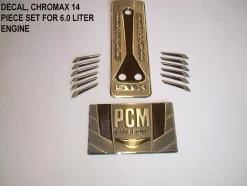 Nautique DECAL PCM CHROMAX 14 PIECE SET FOR 6.0 LITER ENGINE - 140084