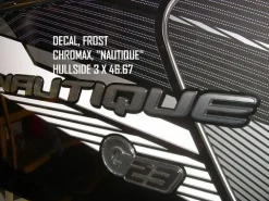 Nautique FROST CHROMAX "NAUTIQUE" HULLSIDE Decal 3 X 46.67 - 130085