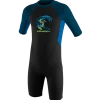 O'neill Toddler Reactor II 2MM Back Zip S/S Spring Wetsuit - Black/Ocean/Slate