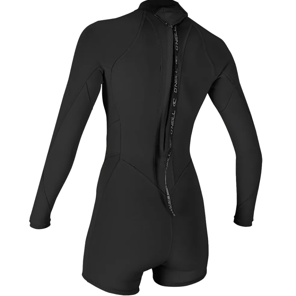 O'Neill Women's Bahia 2/1MM Back Zip L/S Spring Wetsuit