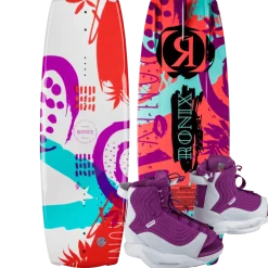 Ronix 2025 August Wakeboard | August Bindings