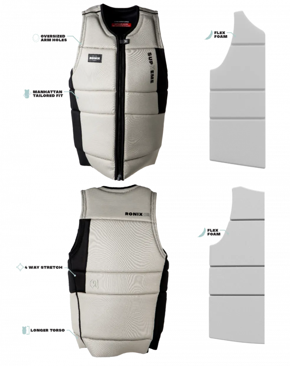 Ronix 2025 Supreme CE Approved Impact Vest