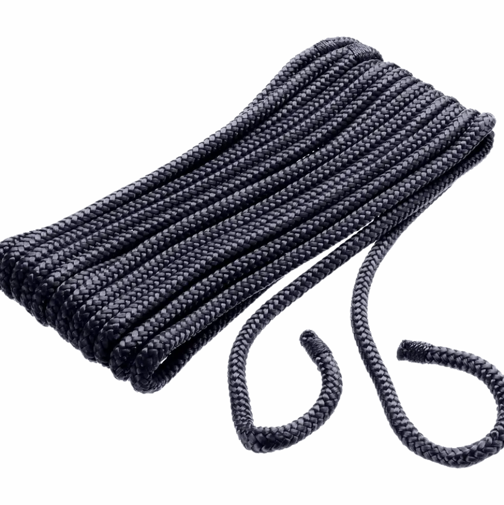 Seachoice Fender Lines 3/8" x 6' (Black)