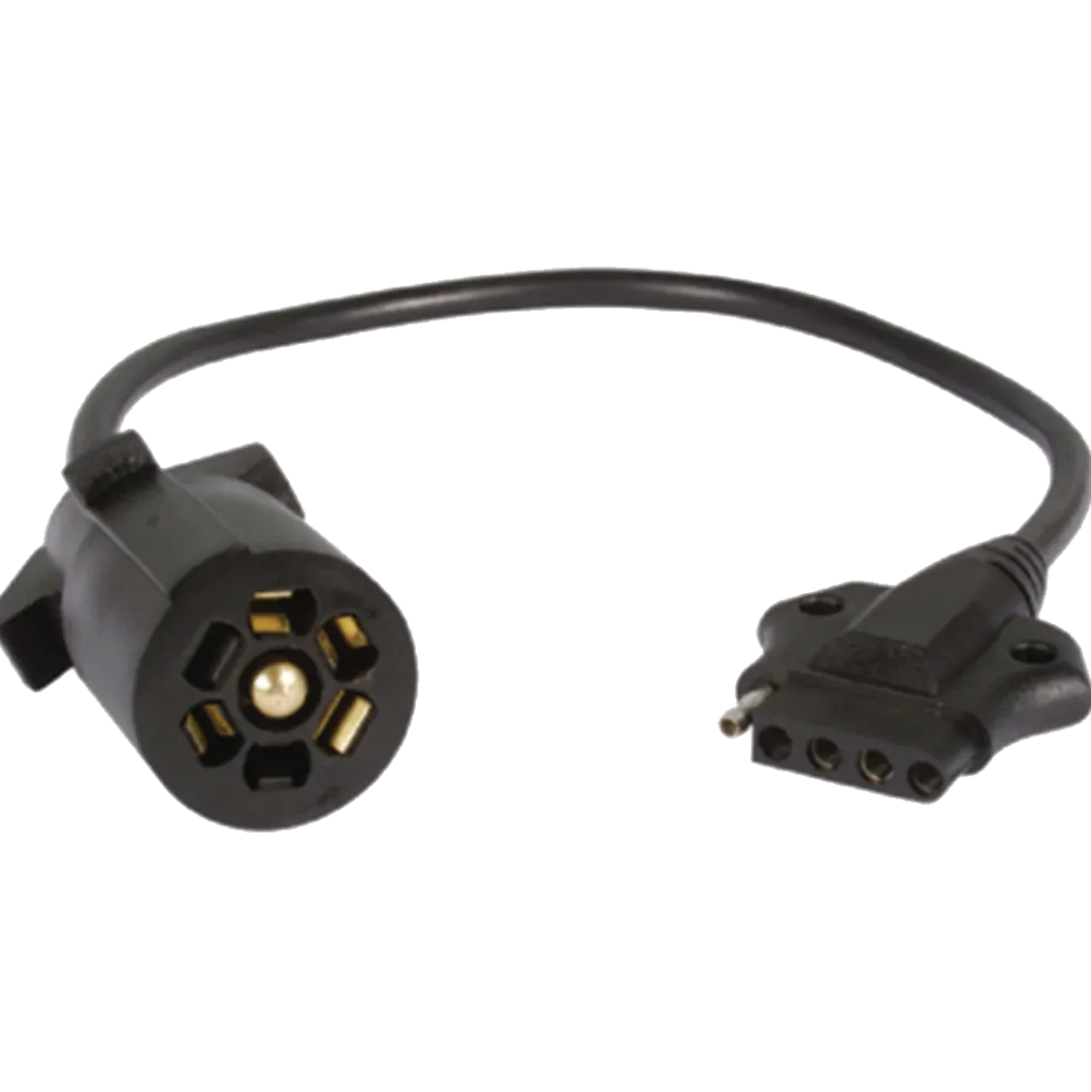 Seachoice 7-Round to 5-flat Adapter